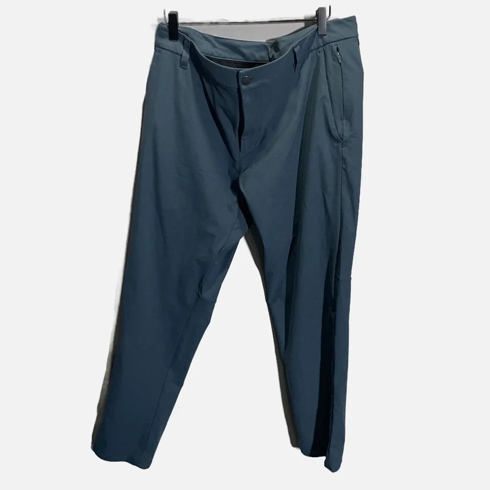Lululemon Lab Utilitech Expedition Pant Mens Blue Grey Size 35‎ LM5AEXS